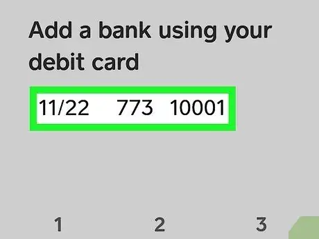 Registrer et kredittkort i Cash -appen på Android Trinn 5