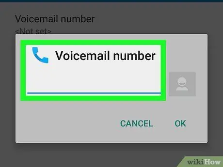 Stel uw voicemail in op Android Stap 7