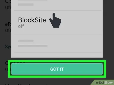 Blockera webbplatser i Chrome på Android Steg 4