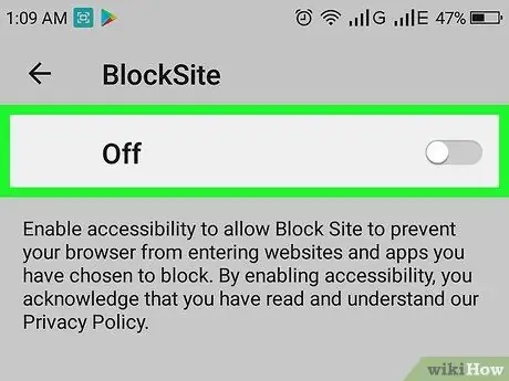 Bloquer les sites Web sur Chrome sur Android Étape 6