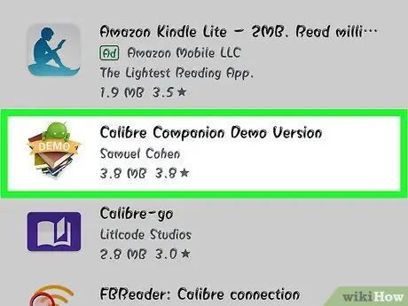 Obtenez Calibre pour Android Étape 2