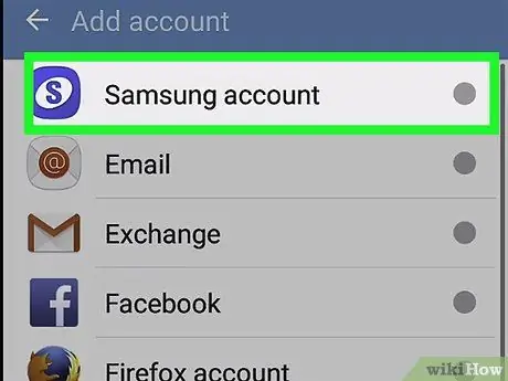 Crea un account Samsung Passaggio 5