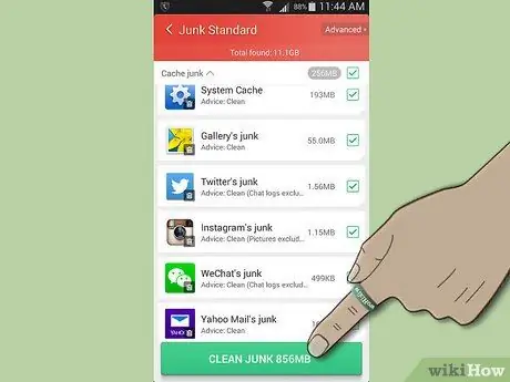 مرحله 10 فایلهای حافظه پنهان تلفن Android خود را پاک کنید