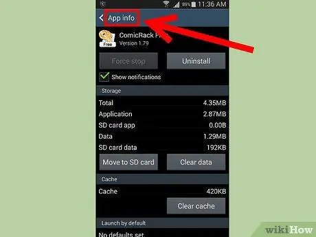 Limpe os arquivos de cache do seu telefone Android, etapa 3