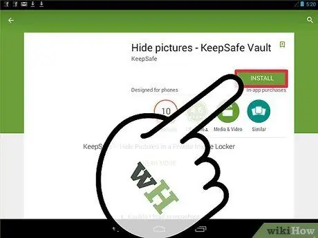 Masquer les images sur Android Étape 1