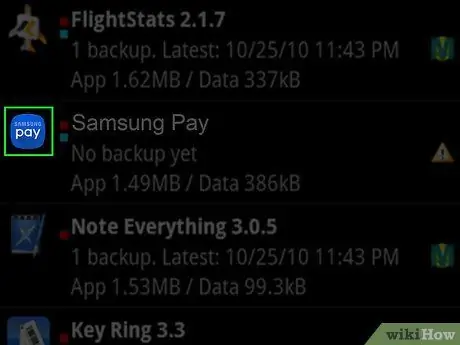 Καταργήστε την εφαρμογή Samsung Pay Βήμα 3