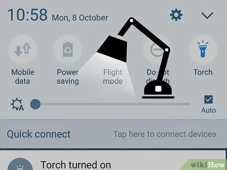 Använd Samsung Galaxy ficklampa Steg 13