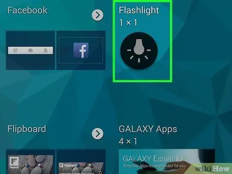 გამოიყენეთ Samsung Galaxy Flashlight ნაბიჯი 9