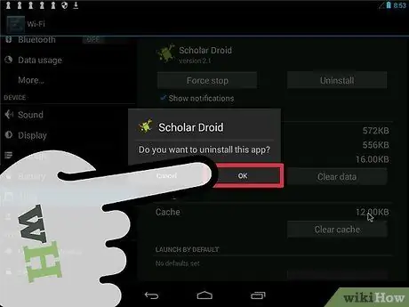 Supprimer les widgets sur Android Étape 11