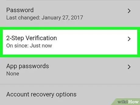 Sikkerhetskopier Google Authenticator på Android Trinn 4