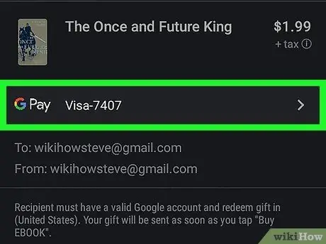 Köp ett presentkort på Google Play online på Android Steg 25