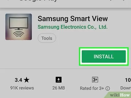 Smart View kasutamine Androidis 2. toimingus