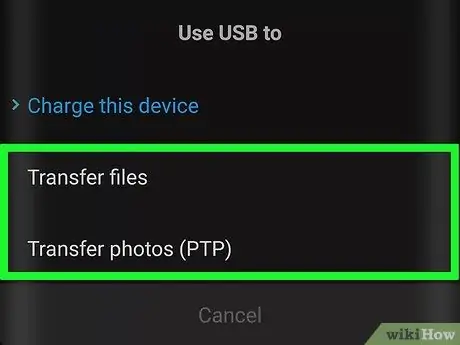 Transferência de fotos do Android para o computador - Etapa 10