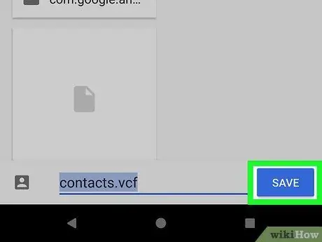 Back-up van contacten op Android Stap 16