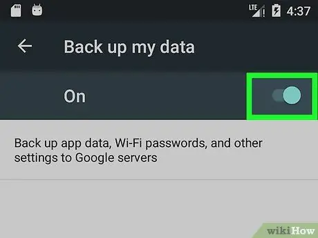 Mga Backup na Backup sa Android Hakbang 3