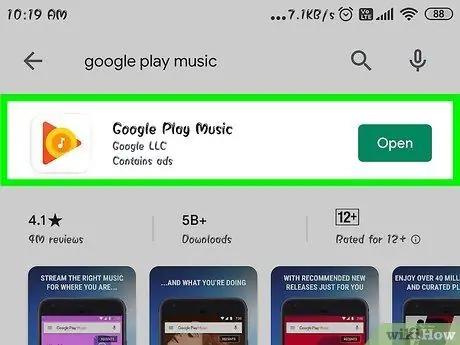 Buy Music on Android Step 2