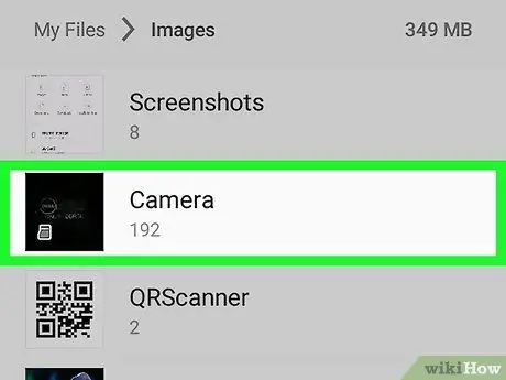 Déplacer des images sur une carte SD sur Samsung Galaxy Étape 4