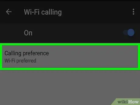 Įjunkite „WiFi“skambinimą „Galaxy“8 veiksme