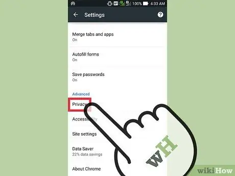 Löschen Sie den Cache Ihres Browsers auf einem Android Schritt 12