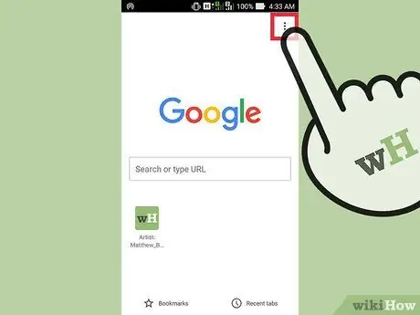 Išvalykite naršyklės talpyklą „Android“10 veiksme