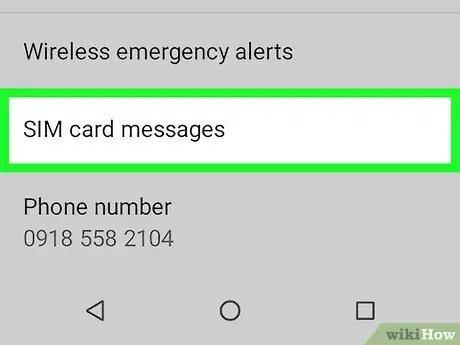 Ștergeți notificările de mesaje pe Android Pasul 28