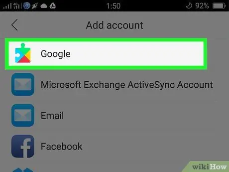 Transferiu contactes d'un dispositiu Android a un altre dispositiu Android Pas 10