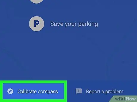 Calibrar la brújula en Google Maps en Android Paso 3