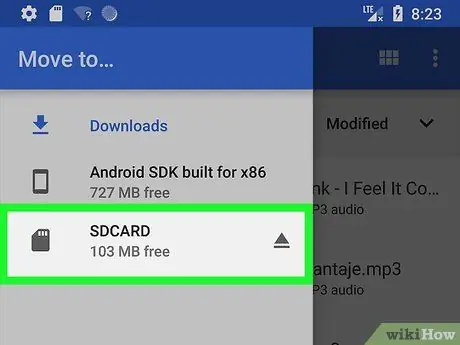 Android Adım 7'de Müziği SD Karta Taşıyın