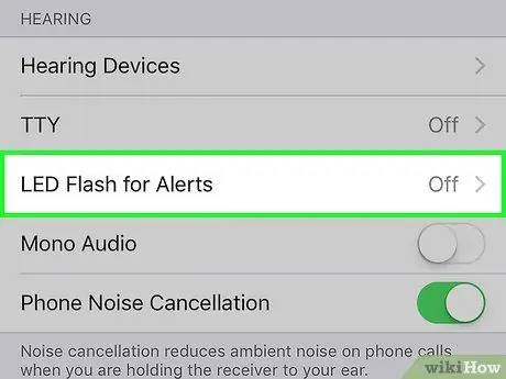 Buat iPhone Flash semasa Menerima Teks Langkah 8