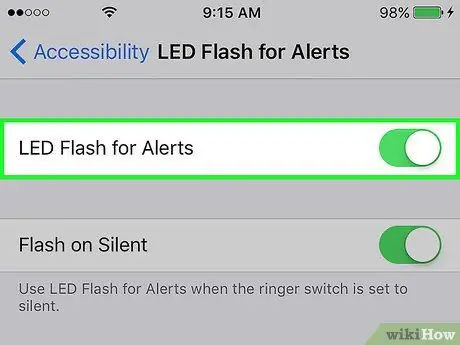 Vytvořte iPhone Flash při příjmu textu Krok 9