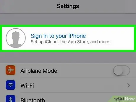 Lag en Apple -ID på en iPhone Trinn 2