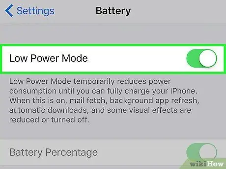 Ahorre energía de la batería en un iPhone Paso 3