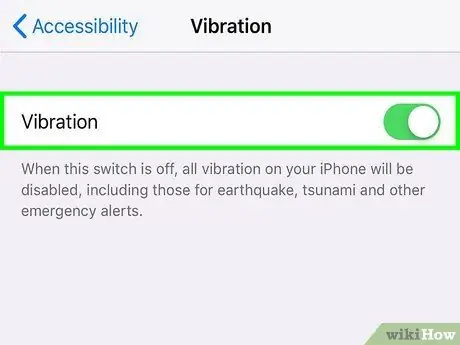 Izslēdziet vibrāciju iPhone ierīcē 28. darbība
