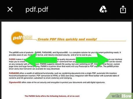 Læs PDF -filer på en iPhone, trin 7