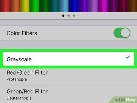 Cambie la pantalla de su iPhone a blanco y negro (escala de grises) Paso 7