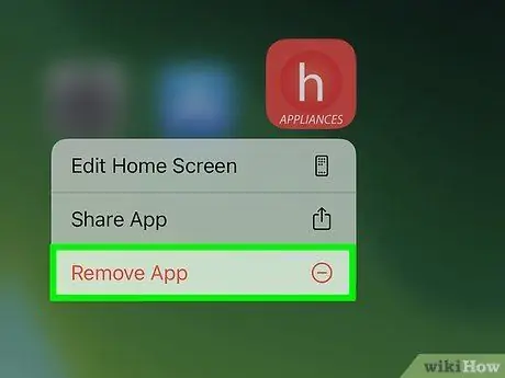 একটি আইফোন অ্যাপ ধাপ 3 মুছুন