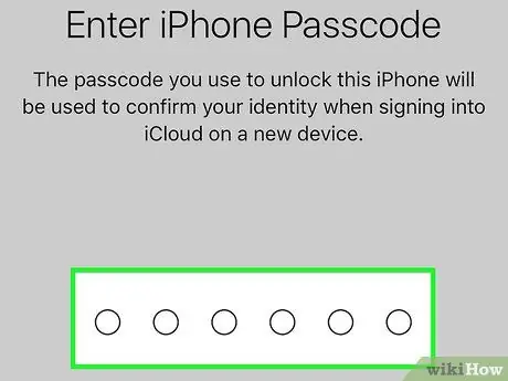 Create an iCloud Account in iOS Step 12