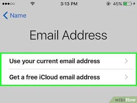 Krijoni një llogari iCloud në iOS Hapi 7