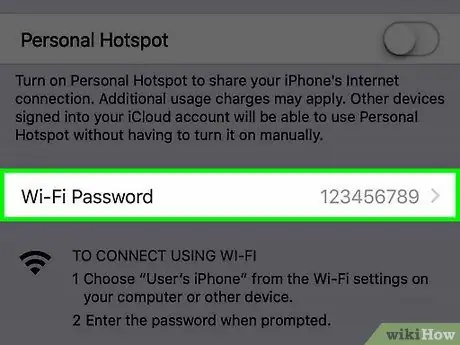 Lihat Kata Laluan WiFi Anda pada iPhone Langkah 4