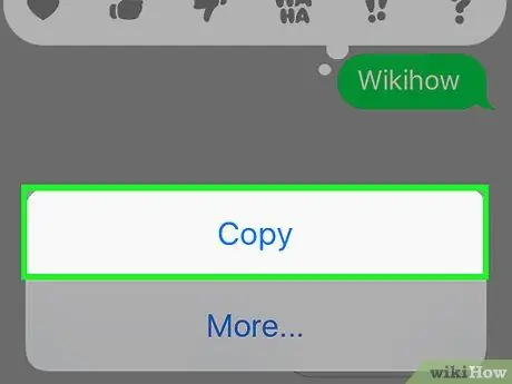 Копиране и поставяне на вашия iPhone или iPad Стъпка 9