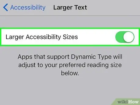 Pakeiskite „iPhone“šrifto dydį 10 veiksmas
