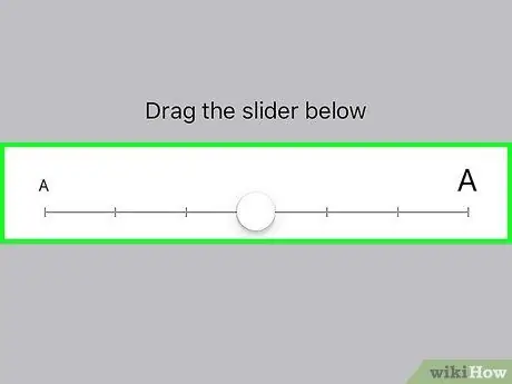Canvieu la mida del tipus de lletra en un iPhone Pas 4