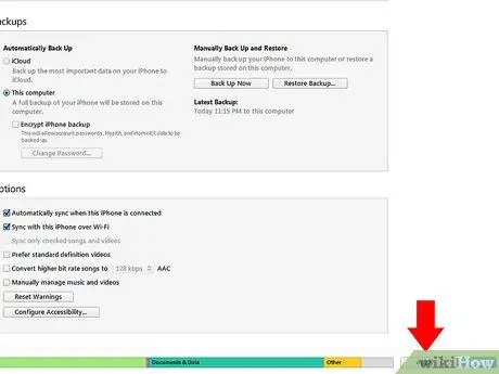 เชื่อมต่อ iPhone ของคุณกับคอมพิวเตอร์ของคุณ ขั้นตอนที่ 13