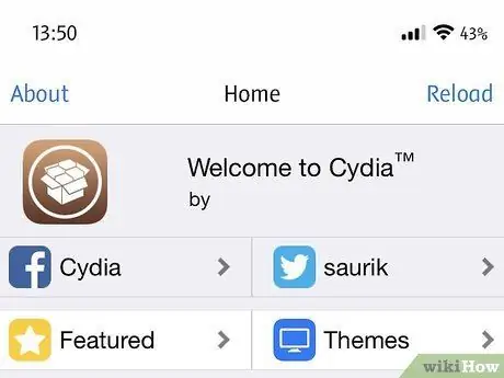 Instalējiet Cydia 28. darbību