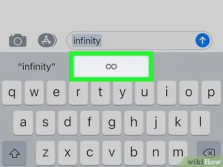 Make the Infinity Symbol on an iPhone Step 8