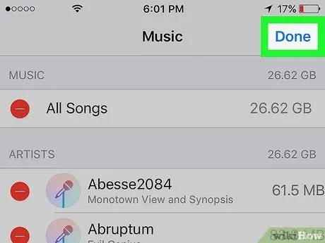 IPhone'unuzdakı musiqini silin 10 -cu addım