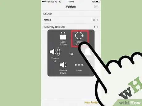 Ruota lo schermo su iPhone Passaggio 15