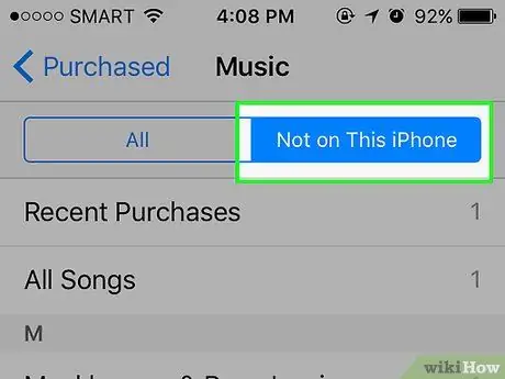 Baixeu les compres de l'iTunes a un iPhone Pas 12