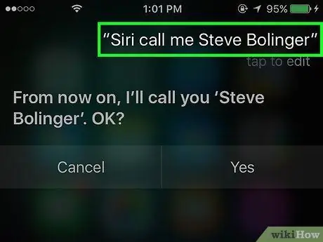 Dapatkan Siri untuk Memanggil Anda dengan Nama Langkah 23