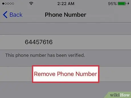 iPhone चरण 7 पर Apple ID फ़ोन नंबर निकालें